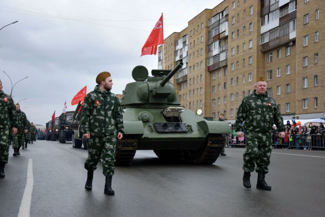 Парад Победы в Ухте